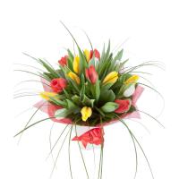 Букет Тюльпанов - Радуга Цветов 